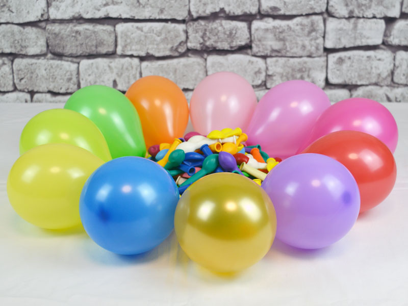 Latex-Luftballons Ø 23 cm Pastel braun 50 Stk Dekoballons Ballons Helium 
