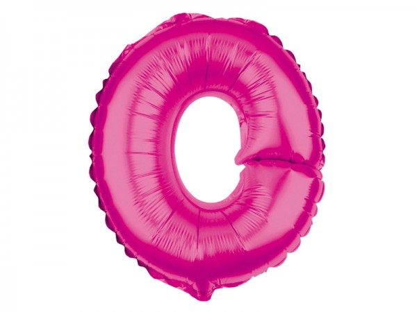 Zahlenballon Zahl 0 pink 80cm