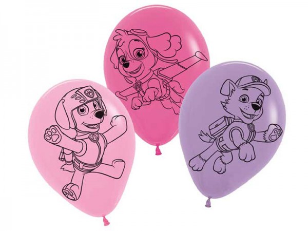 Luftballons Paw Patrol rosa Ballons